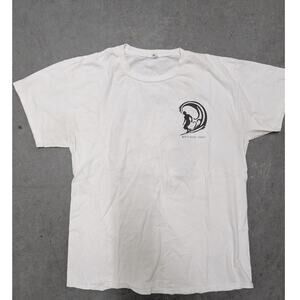 North Shore Hawaii Protect Our Ocean Surfer Graphic Off White Crew Neck Tee
